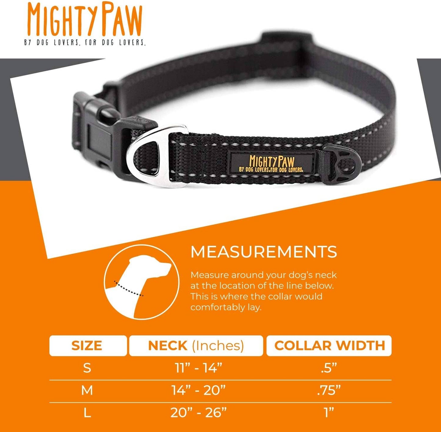 Reflective Standard Dog Collar