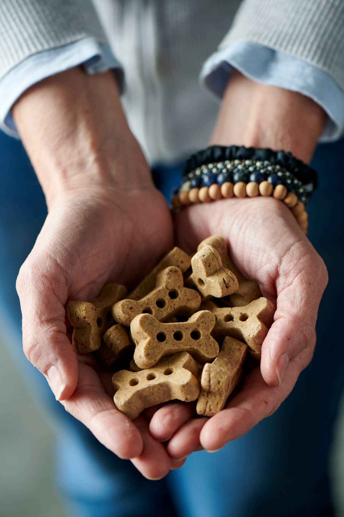Natural Dog Biscuits made with Antler Powder, 16 OZ Medium