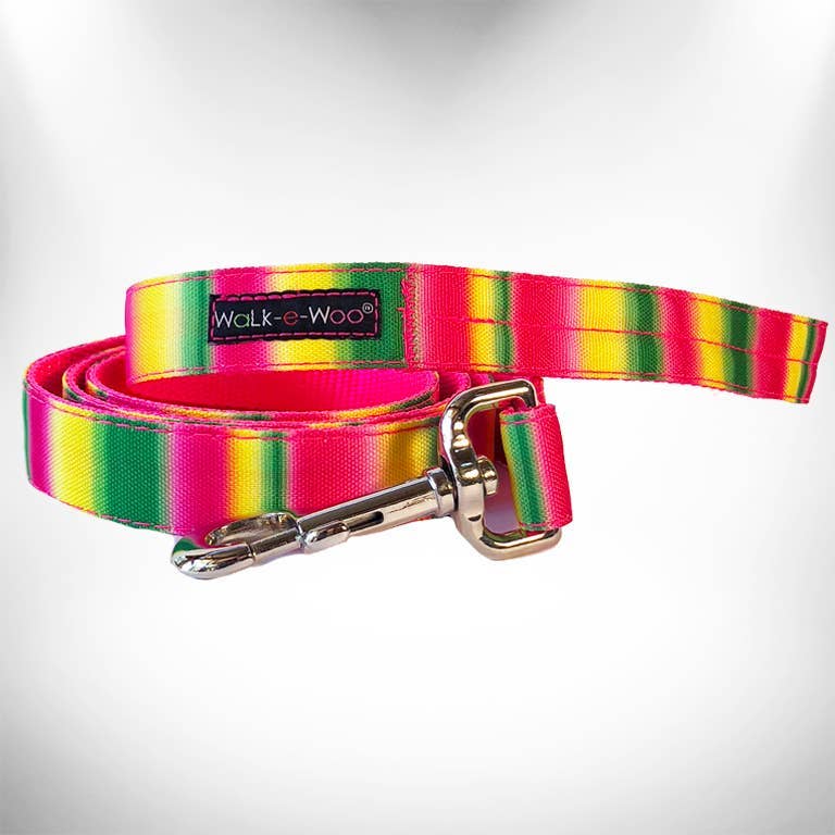 Pink and Green Tie Dye Collar