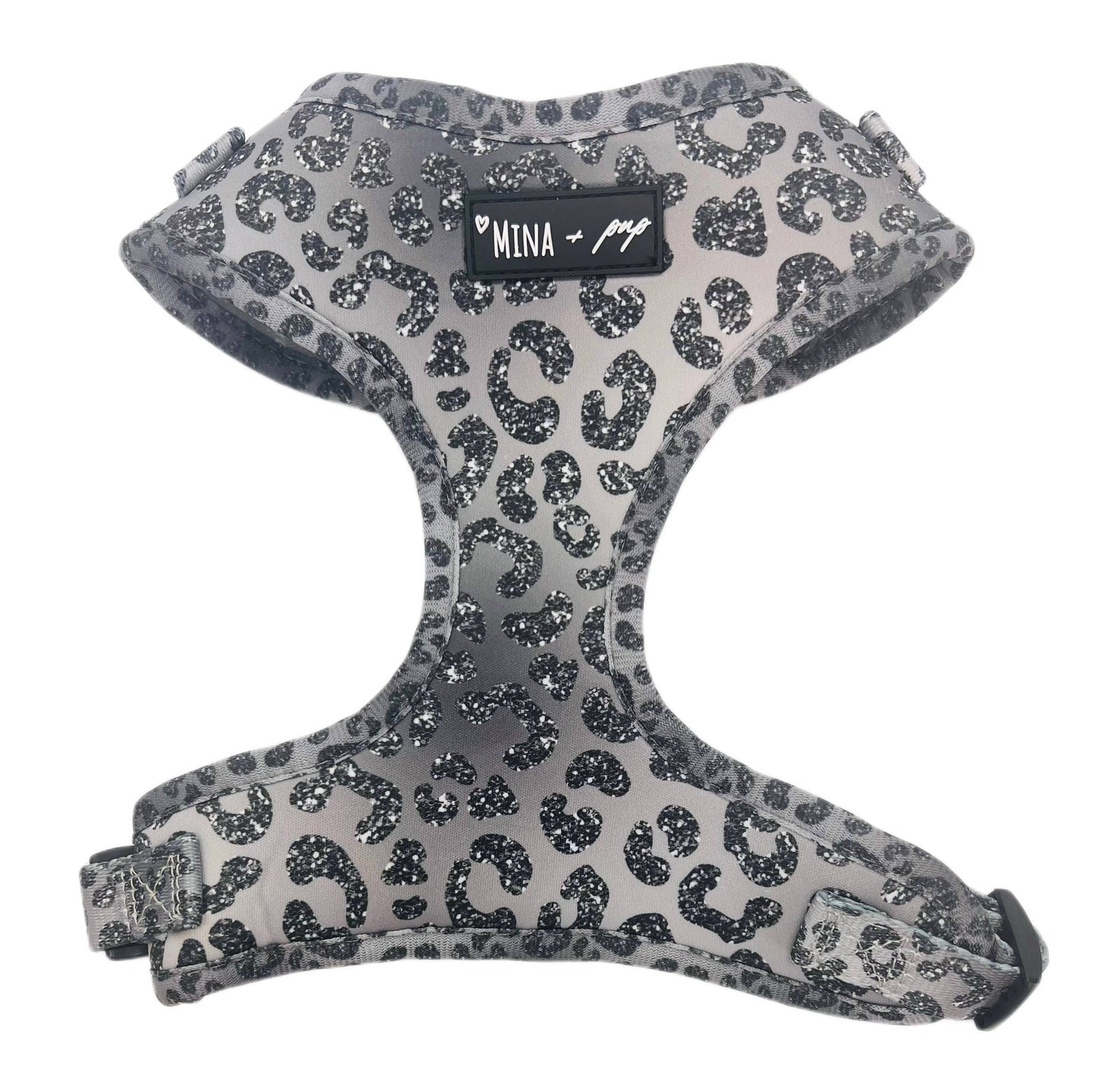 YOU’RE SO GLAM ADJUSTABLE SILVER OMBRE DOG CAT HARNESS