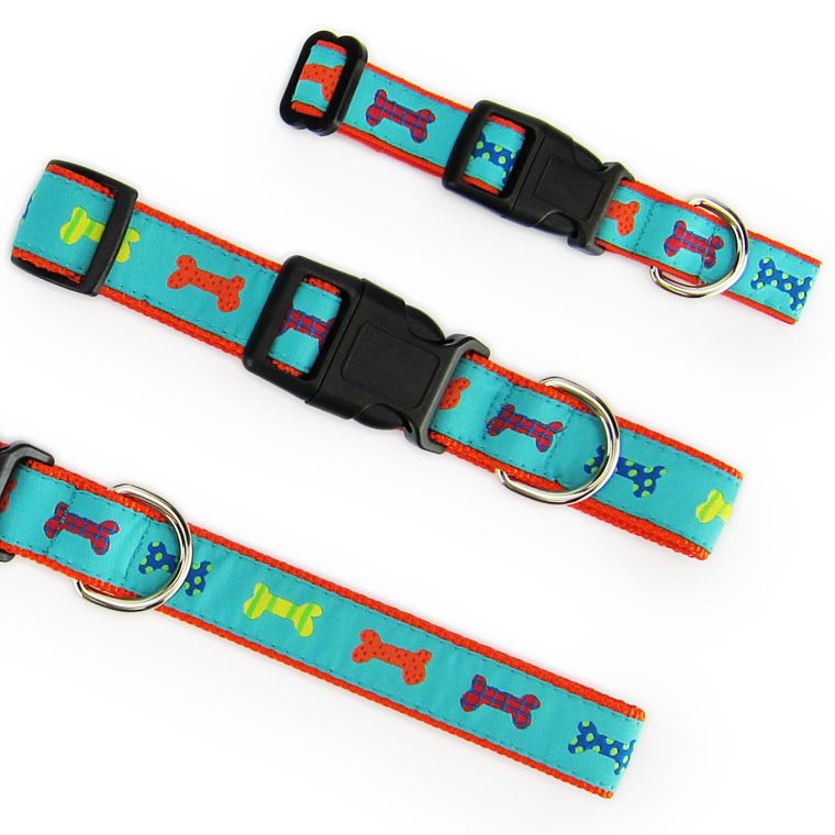 Dog Collar, Medium - Party Bones