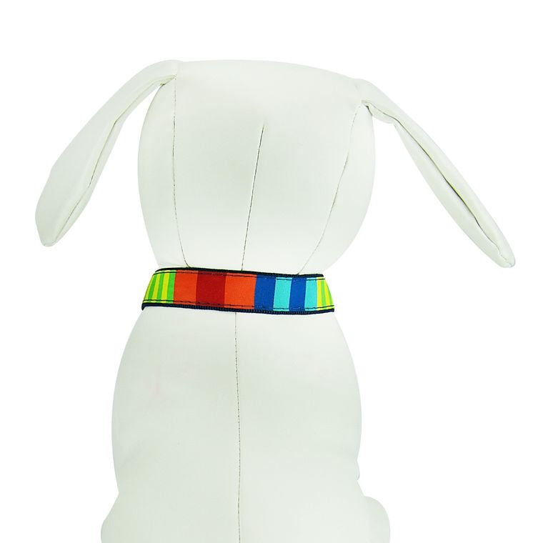 Dog Collar, Large - Party Stripes