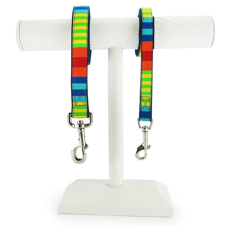 Dog Leash, Large - Party Stripes