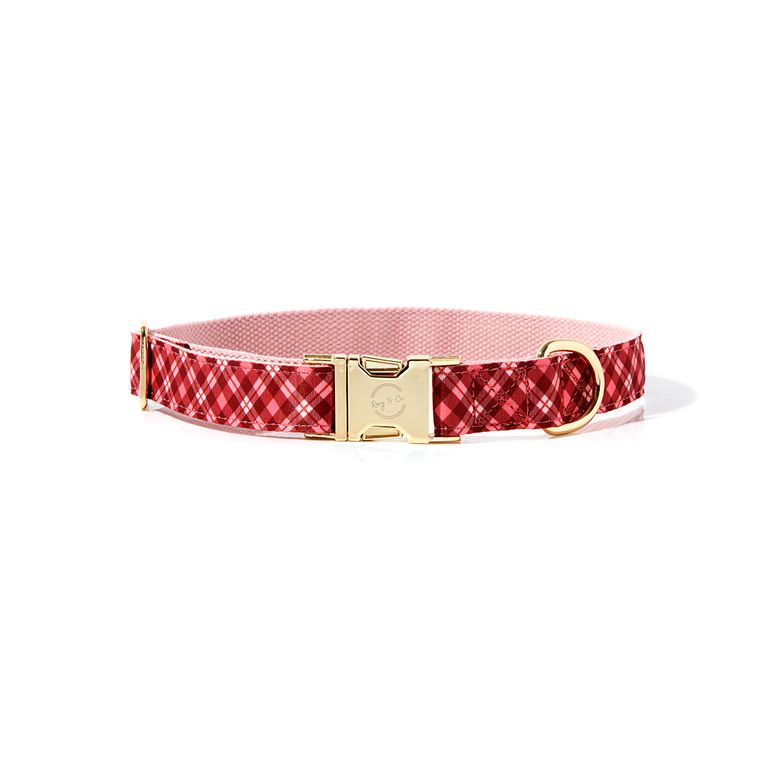 Maggie Plaid Collar - Large