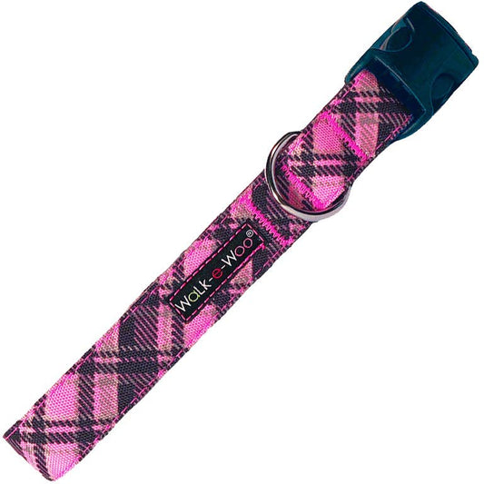 Hot Pink Plaid (collars & accessories)