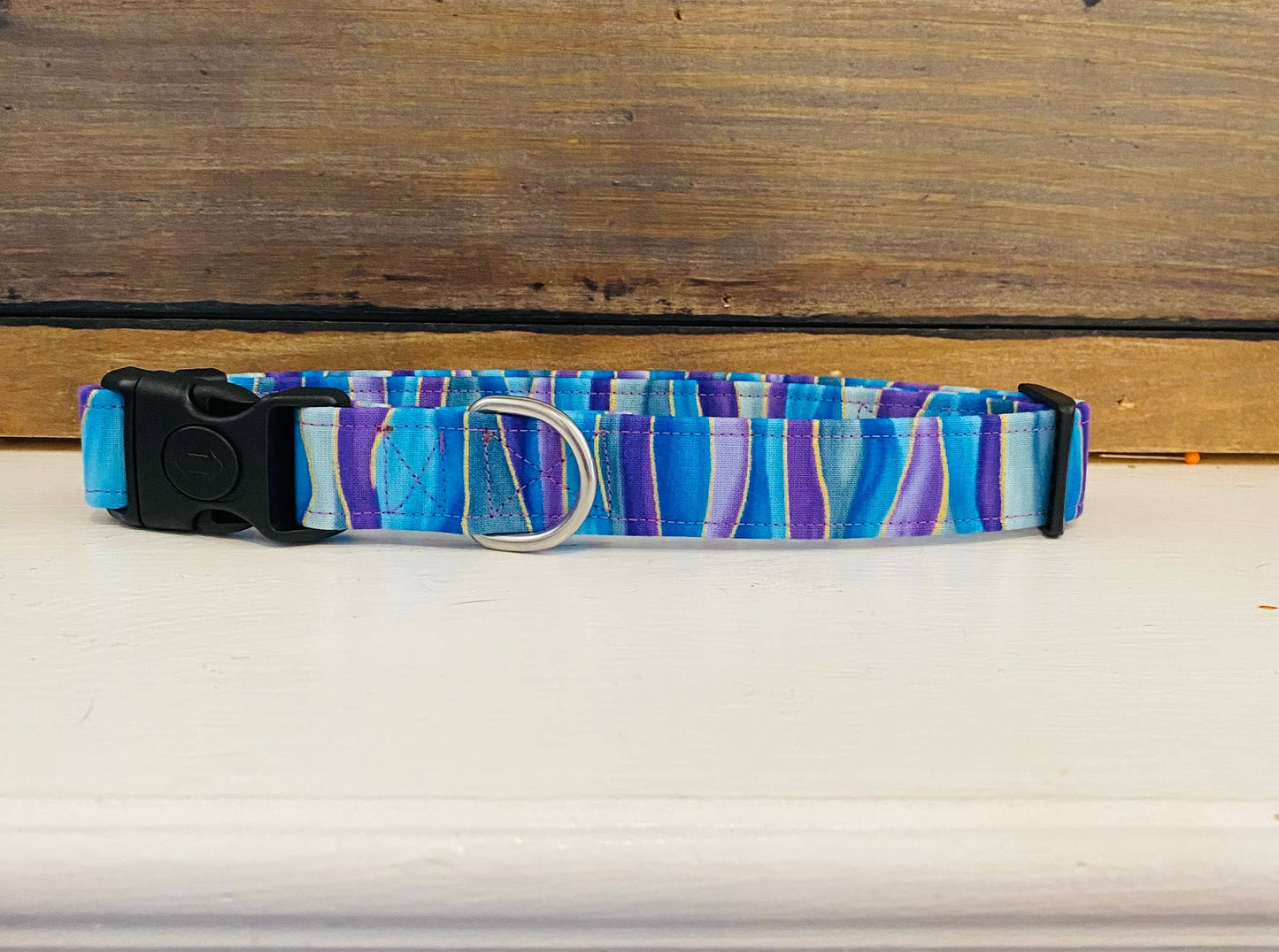 Mermaid Swirl Dog Collar for Spring and Summer