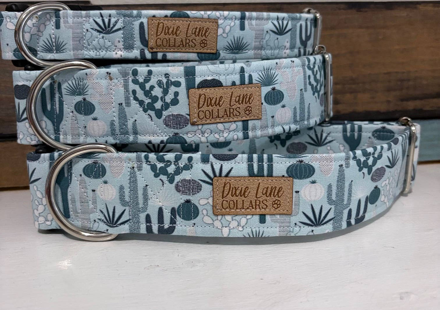 Desert Cactus Dog Collar, Western Collar, Dixie Lane Collar