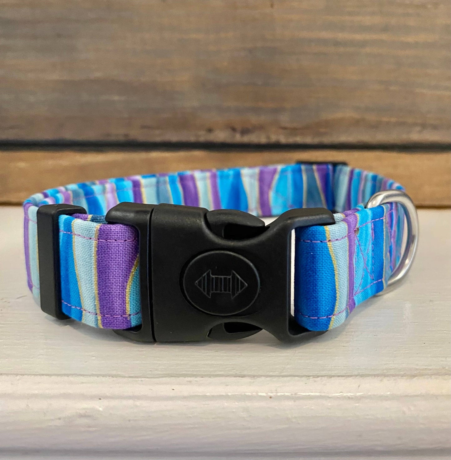 Mermaid Swirl Dog Collar for Spring and Summer
