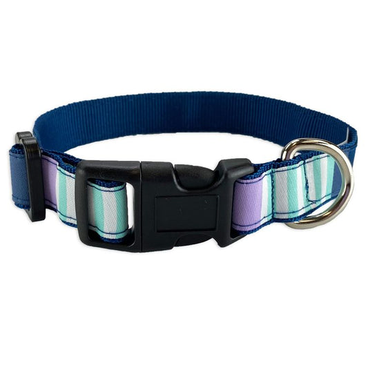 Dog Collar, Small - Metro Stripes